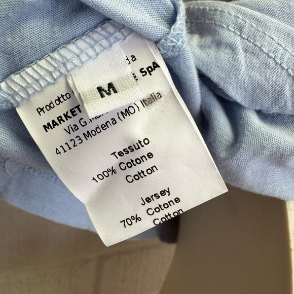 Women's Blue Ruffle Sleeve Top - Picture 10 of 11